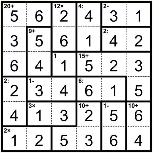 Solution Solution Puzzle K-Doku