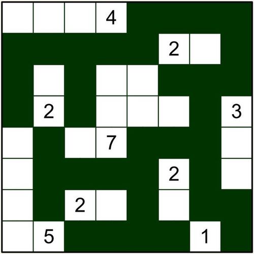 Solution Solution Puzzle Nurikabe