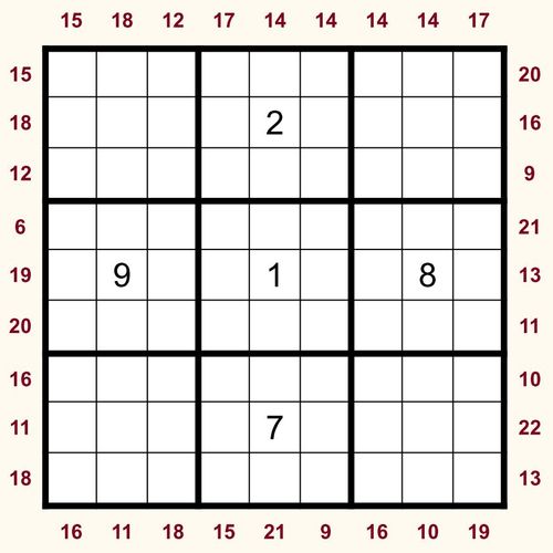 Grille logique Sudoku Bordure +