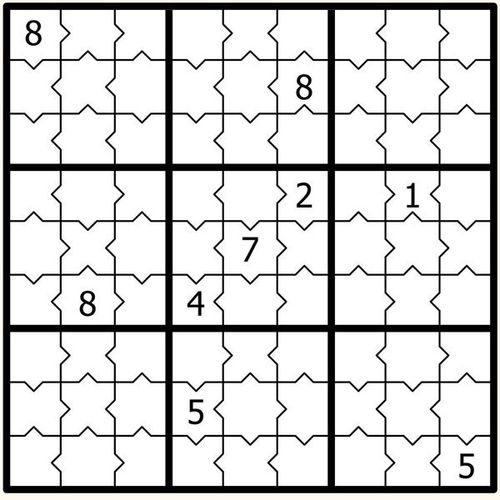 Grille à résoudre Grille logique Sudoku Inégalité